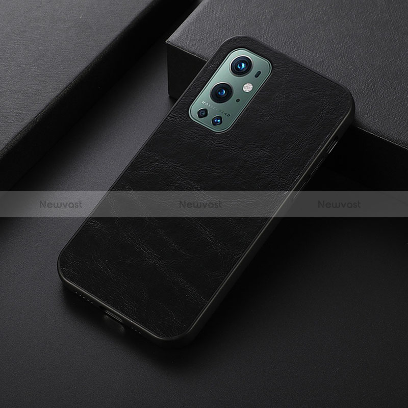 Soft Luxury Leather Snap On Case Cover B07H for OnePlus 9 Pro 5G