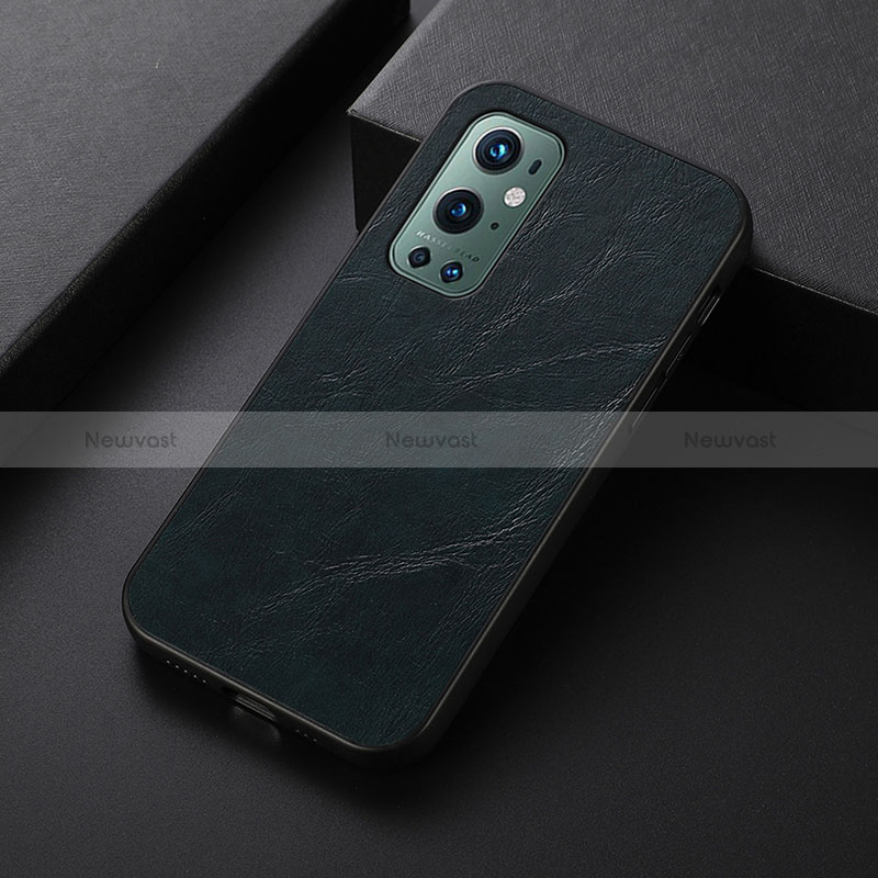 Soft Luxury Leather Snap On Case Cover B07H for OnePlus 9 Pro 5G