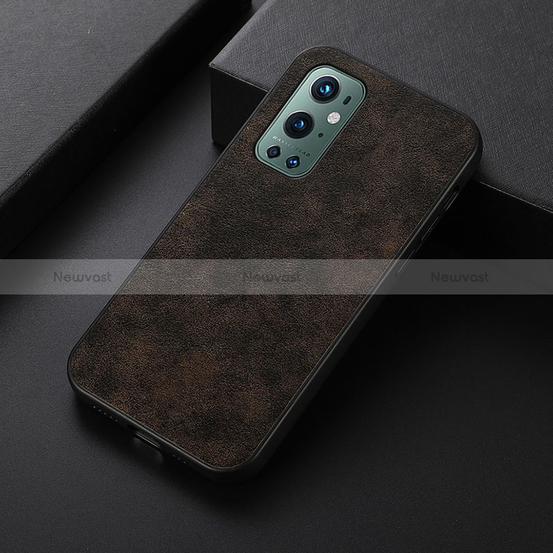 Soft Luxury Leather Snap On Case Cover B07H for OnePlus 9 Pro 5G