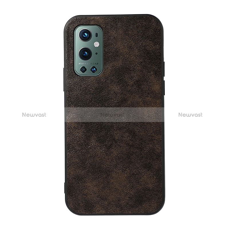 Soft Luxury Leather Snap On Case Cover B07H for OnePlus 9 Pro 5G