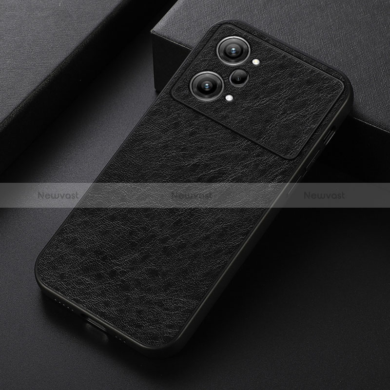 Soft Luxury Leather Snap On Case Cover B07H for Oppo K10 Pro 5G Black