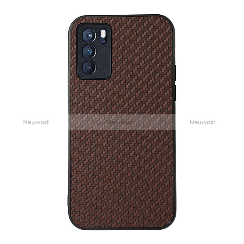 Soft Luxury Leather Snap On Case Cover B07H for Oppo Reno6 Pro 5G India