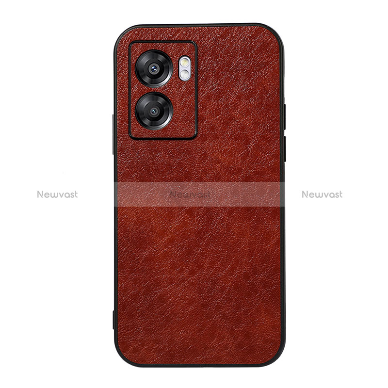 Soft Luxury Leather Snap On Case Cover B07H for Realme V23i 5G