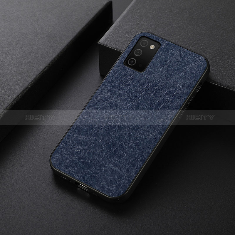 Soft Luxury Leather Snap On Case Cover B07H for Samsung Galaxy A03s