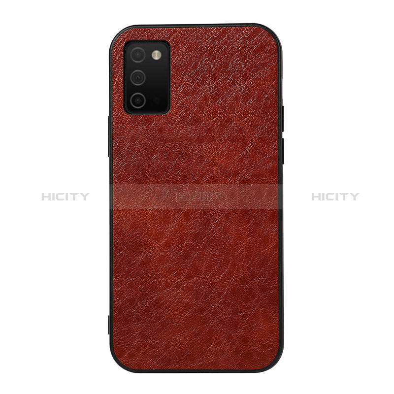 Soft Luxury Leather Snap On Case Cover B07H for Samsung Galaxy A03s