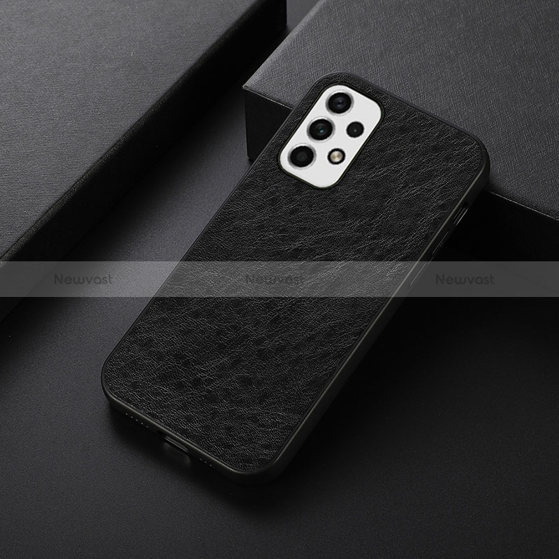 Soft Luxury Leather Snap On Case Cover B07H for Samsung Galaxy A23 4G