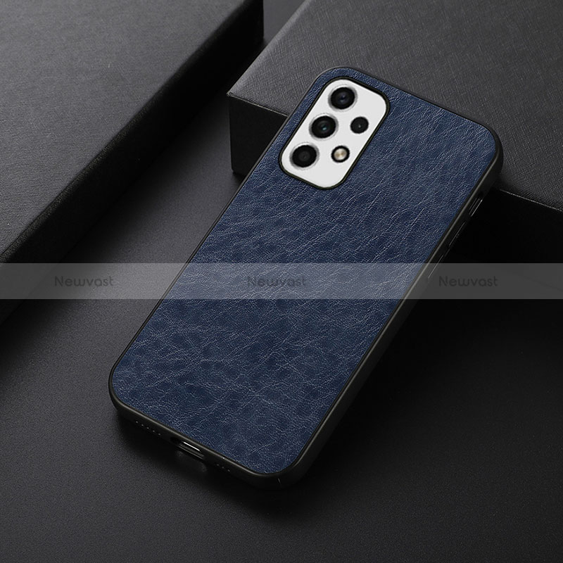 Soft Luxury Leather Snap On Case Cover B07H for Samsung Galaxy A23 4G