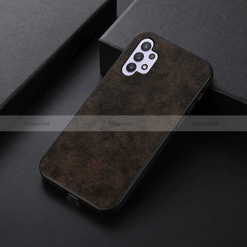 Soft Luxury Leather Snap On Case Cover B07H for Samsung Galaxy A32 4G