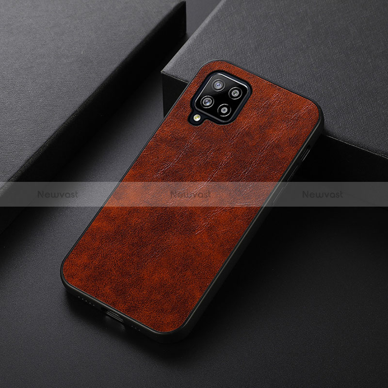 Soft Luxury Leather Snap On Case Cover B07H for Samsung Galaxy A42 5G