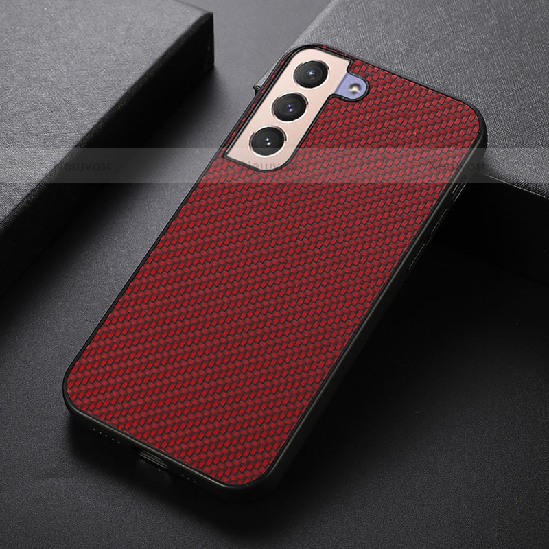 Soft Luxury Leather Snap On Case Cover B07H for Samsung Galaxy S21 Plus 5G