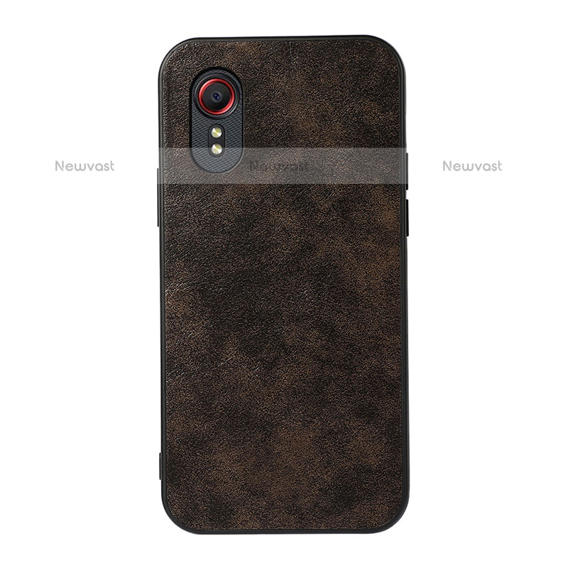 Soft Luxury Leather Snap On Case Cover B07H for Samsung Galaxy XCover 5 SM-G525F