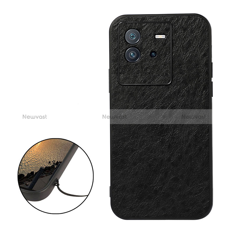 Soft Luxury Leather Snap On Case Cover B07H for Vivo iQOO Neo6 5G