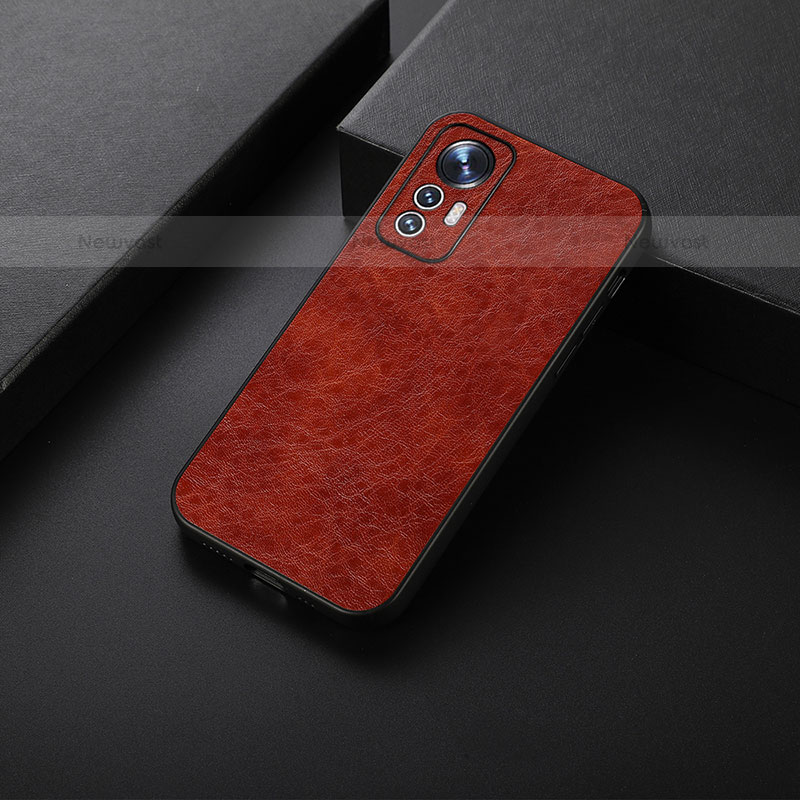 Soft Luxury Leather Snap On Case Cover B07H for Xiaomi Mi 12X 5G