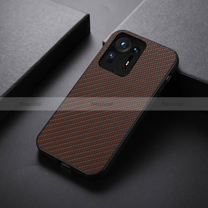 Soft Luxury Leather Snap On Case Cover B07H for Xiaomi Mi Mix 4 5G