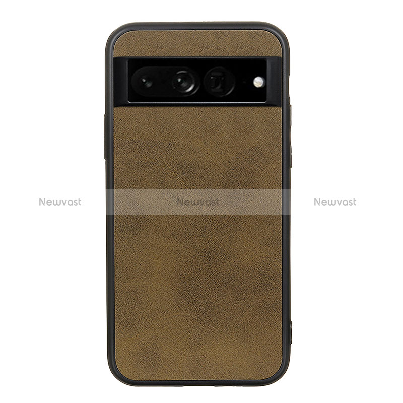 Soft Luxury Leather Snap On Case Cover B08H for Google Pixel 7 Pro 5G