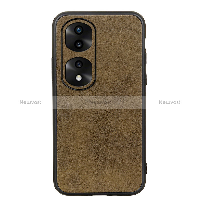 Soft Luxury Leather Snap On Case Cover B08H for Huawei Honor 70 Pro 5G