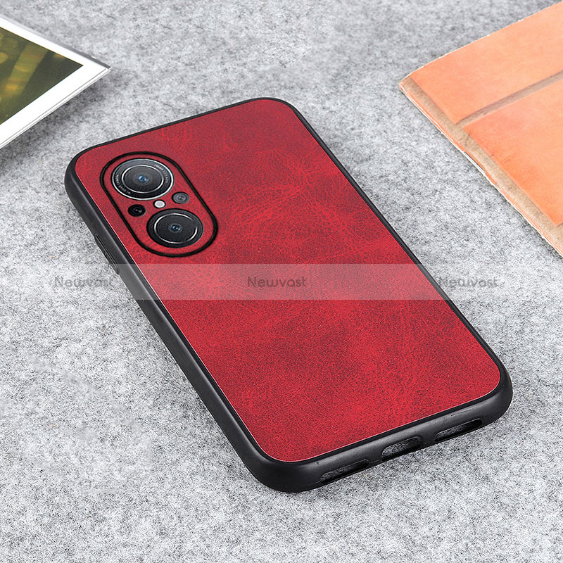 Soft Luxury Leather Snap On Case Cover B08H for Huawei Nova 9 SE