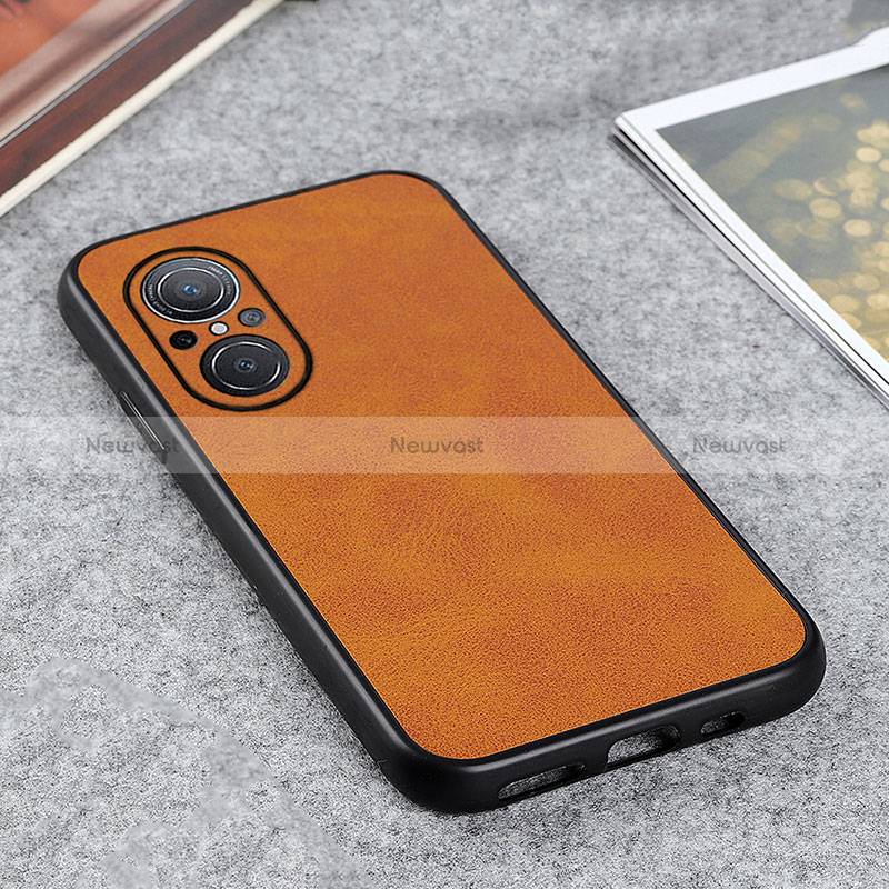 Soft Luxury Leather Snap On Case Cover B08H for Huawei Nova 9 SE