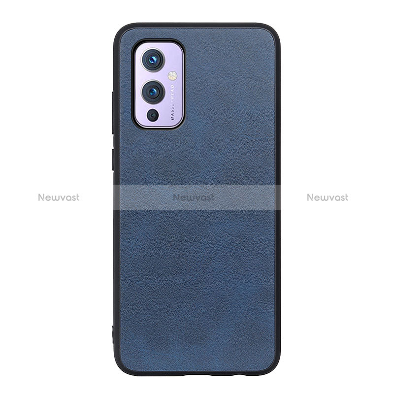 Soft Luxury Leather Snap On Case Cover B08H for OnePlus 9 5G