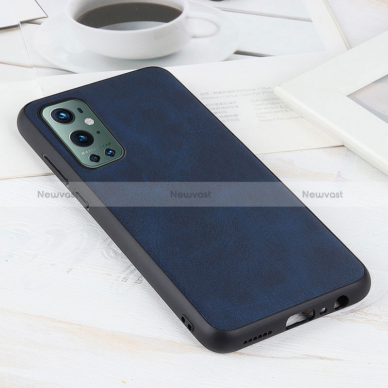 Soft Luxury Leather Snap On Case Cover B08H for OnePlus 9 Pro 5G