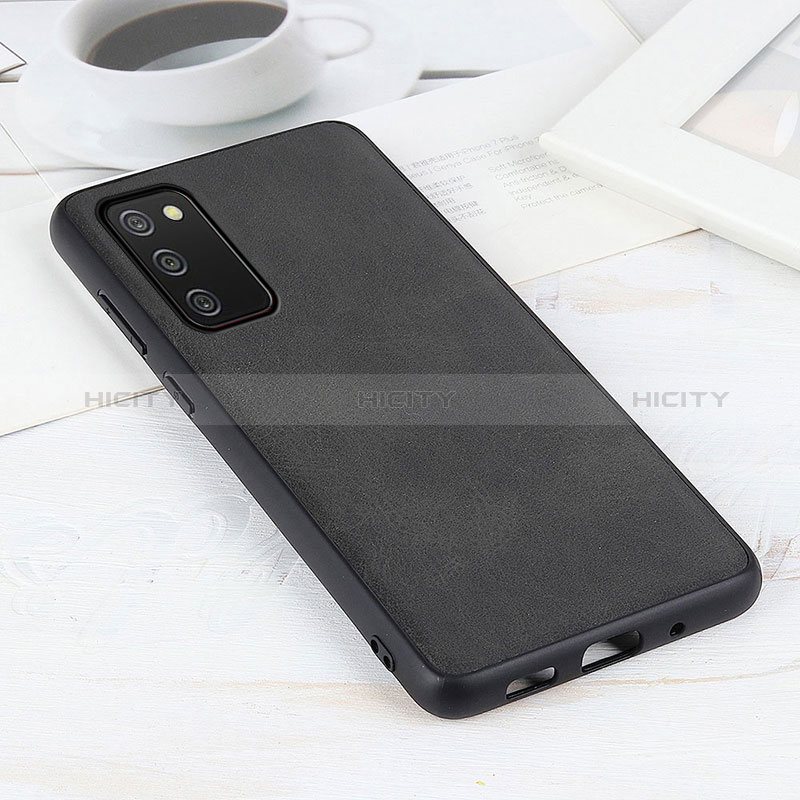 Soft Luxury Leather Snap On Case Cover B08H for Samsung Galaxy A03s