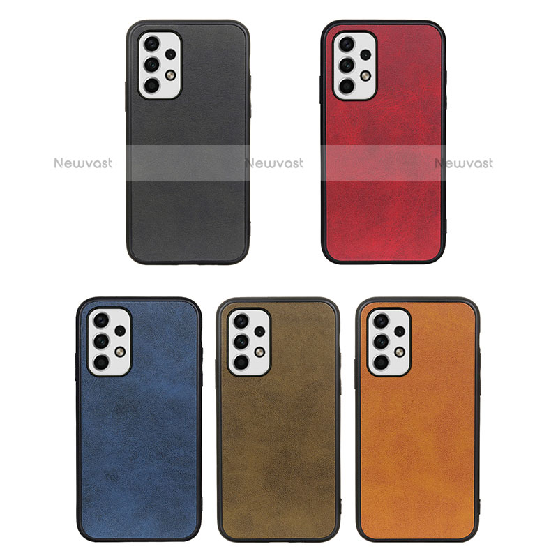 Soft Luxury Leather Snap On Case Cover B08H for Samsung Galaxy A23 5G