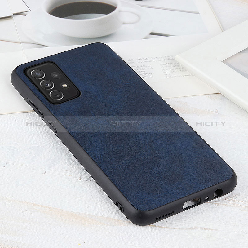 Soft Luxury Leather Snap On Case Cover B08H for Samsung Galaxy A72 4G