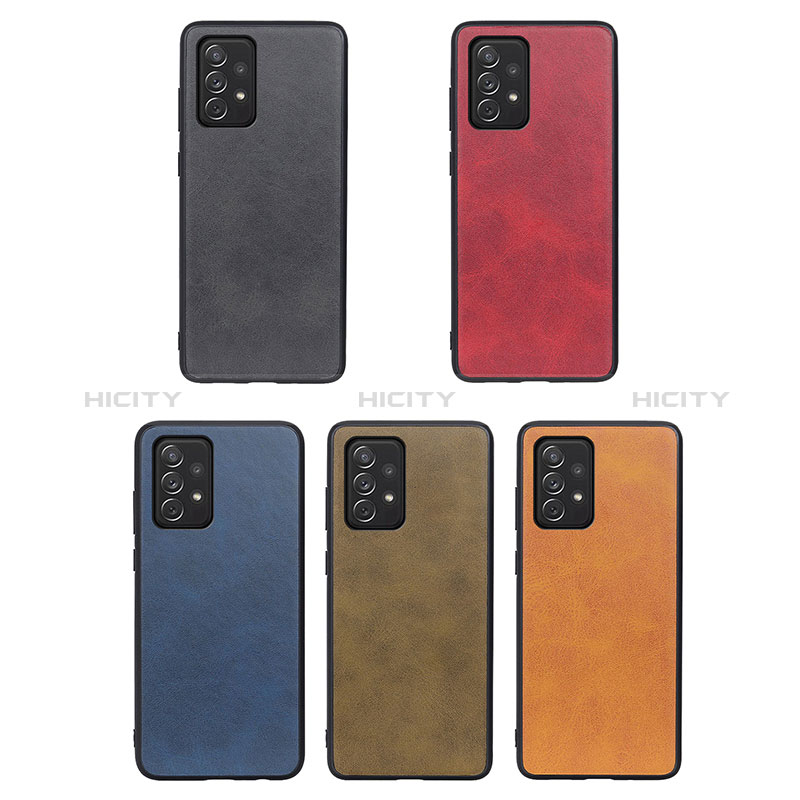 Soft Luxury Leather Snap On Case Cover B08H for Samsung Galaxy A72 4G