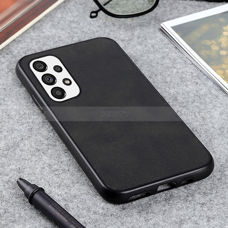 Soft Luxury Leather Snap On Case Cover B08H for Samsung Galaxy A73 5G