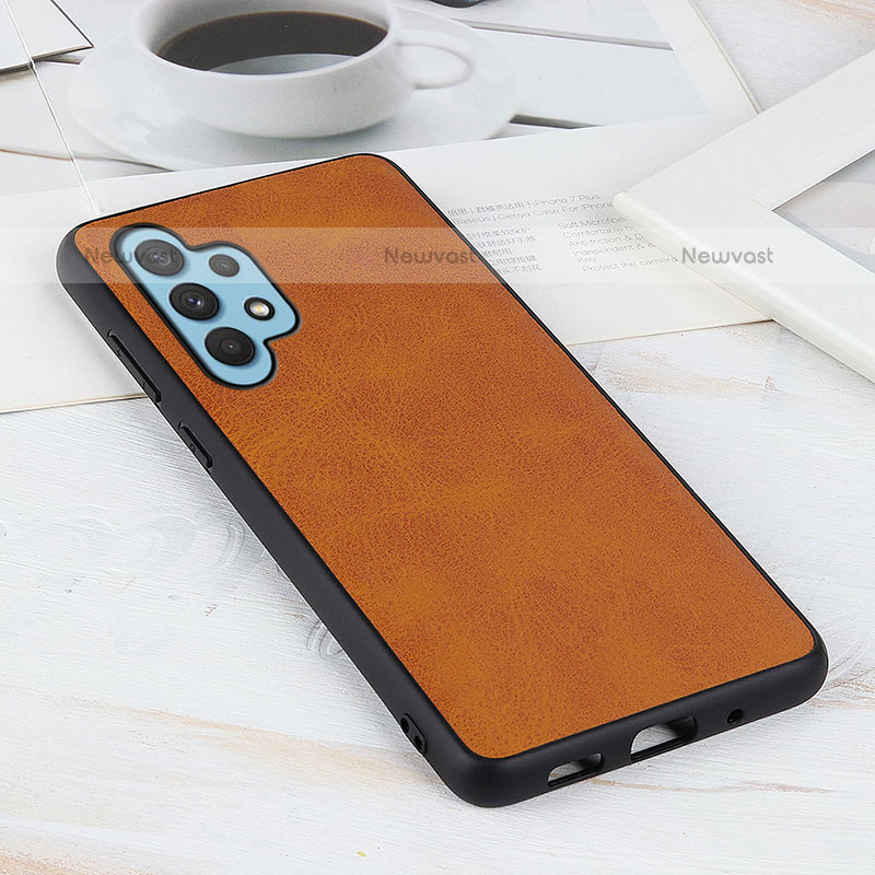 Soft Luxury Leather Snap On Case Cover B08H for Samsung Galaxy M32 5G