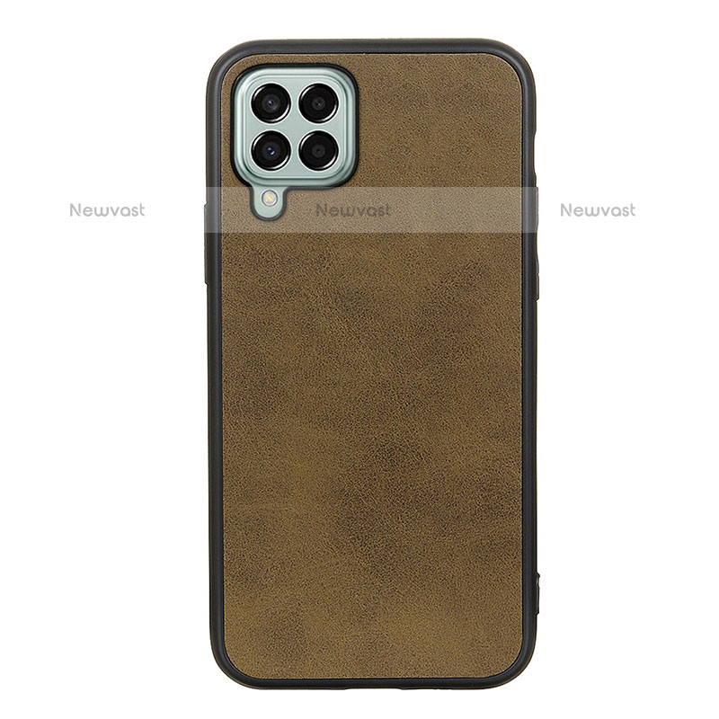 Soft Luxury Leather Snap On Case Cover B08H for Samsung Galaxy M33 5G