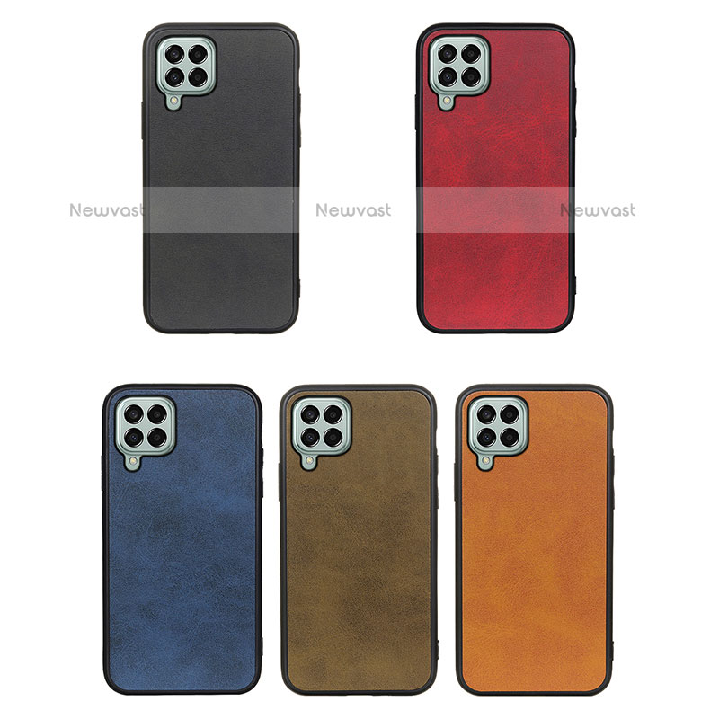 Soft Luxury Leather Snap On Case Cover B08H for Samsung Galaxy M33 5G