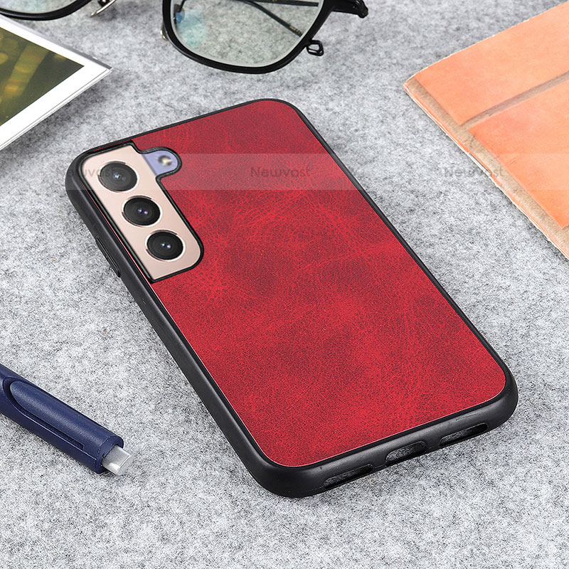 Soft Luxury Leather Snap On Case Cover B08H for Samsung Galaxy S21 Plus 5G