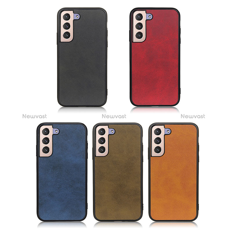 Soft Luxury Leather Snap On Case Cover B08H for Samsung Galaxy S24 5G