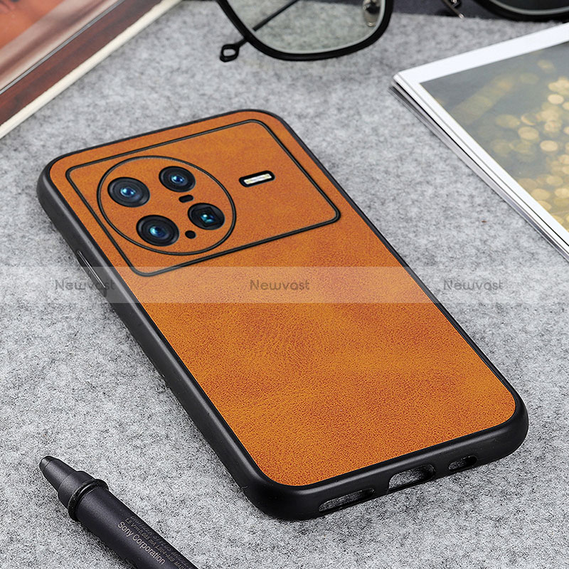 Soft Luxury Leather Snap On Case Cover B08H for Vivo X Note