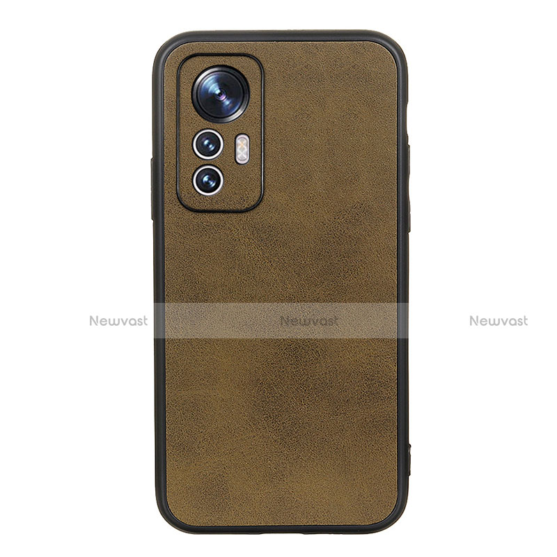 Soft Luxury Leather Snap On Case Cover B08H for Xiaomi Mi 12 5G