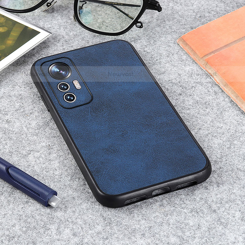 Soft Luxury Leather Snap On Case Cover B08H for Xiaomi Mi 12S 5G