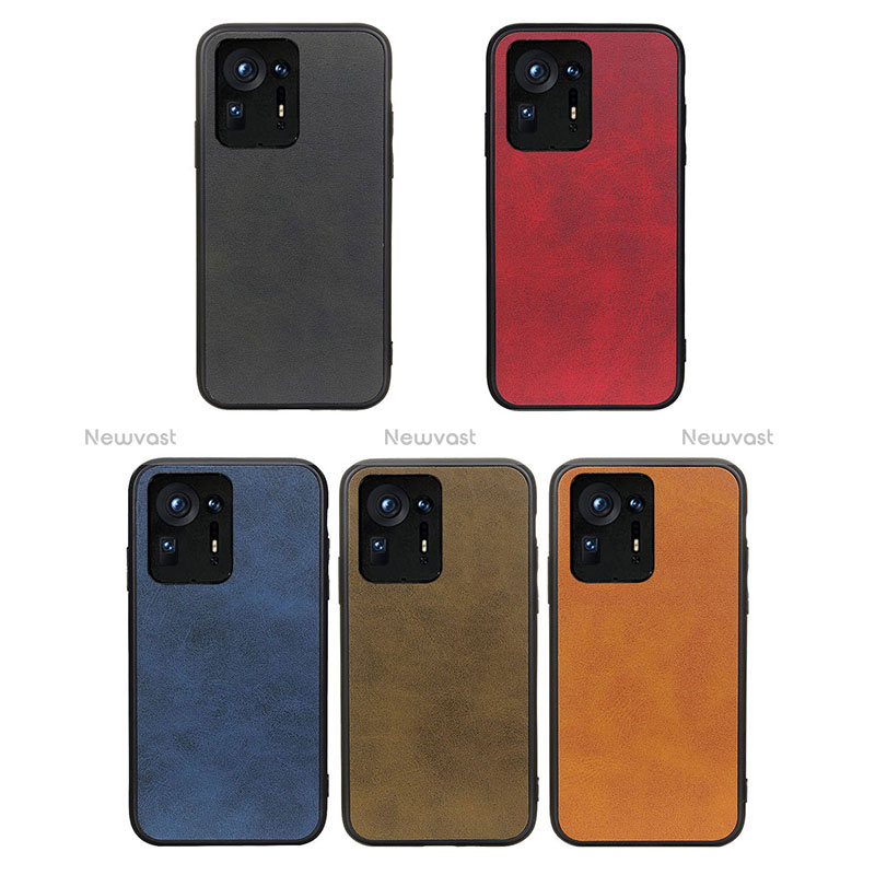 Soft Luxury Leather Snap On Case Cover B08H for Xiaomi Mi Mix 4 5G