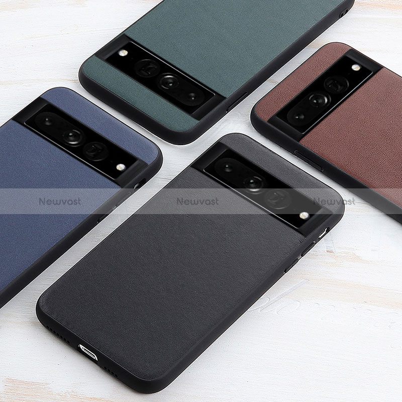 Soft Luxury Leather Snap On Case Cover B10H for Google Pixel 7 Pro 5G