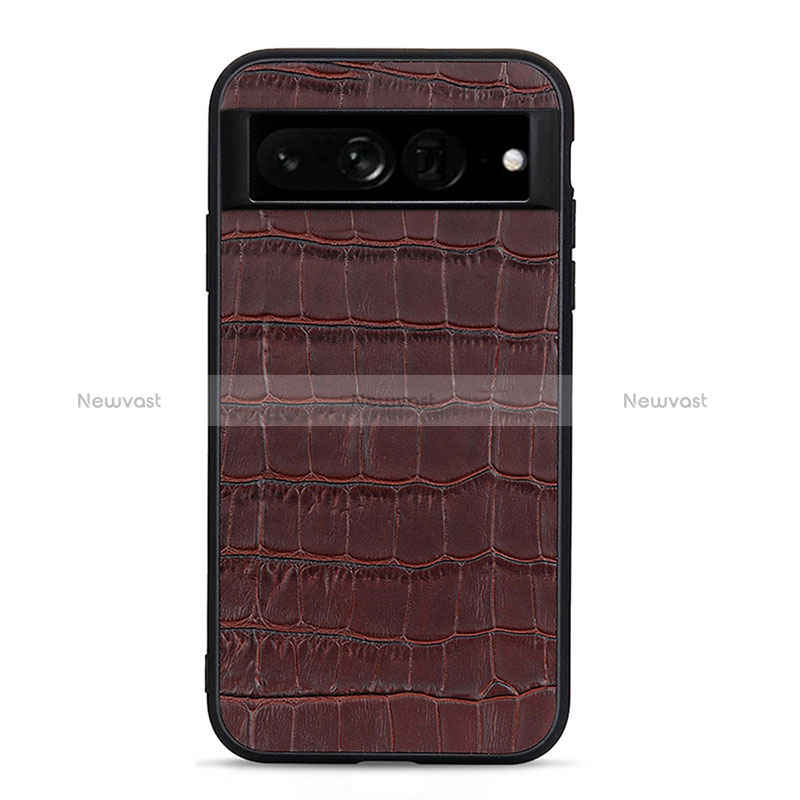 Soft Luxury Leather Snap On Case Cover B12H for Google Pixel 7 Pro 5G