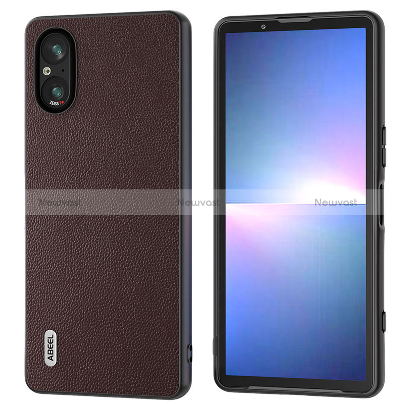 Soft Luxury Leather Snap On Case Cover BH1 for Sony Xperia 5 V