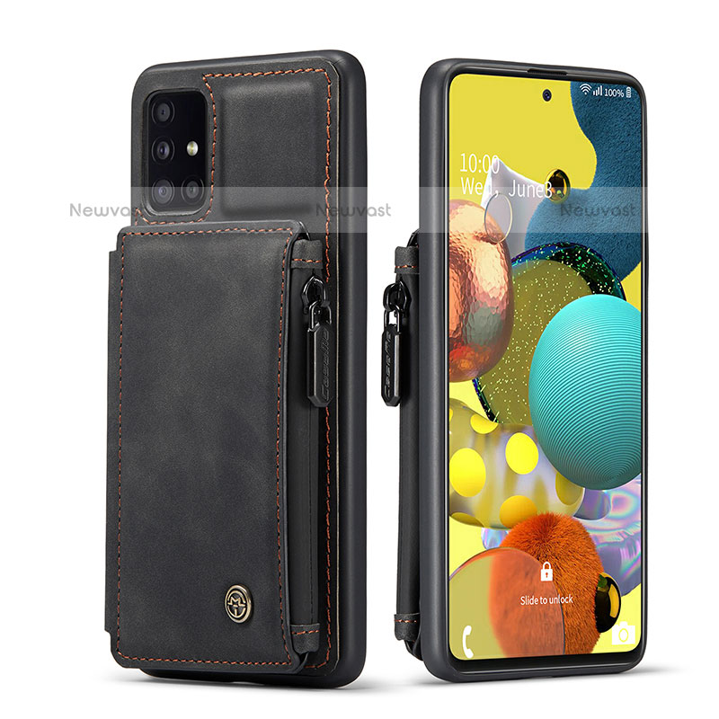 Soft Luxury Leather Snap On Case Cover C01S for Samsung Galaxy A51 4G