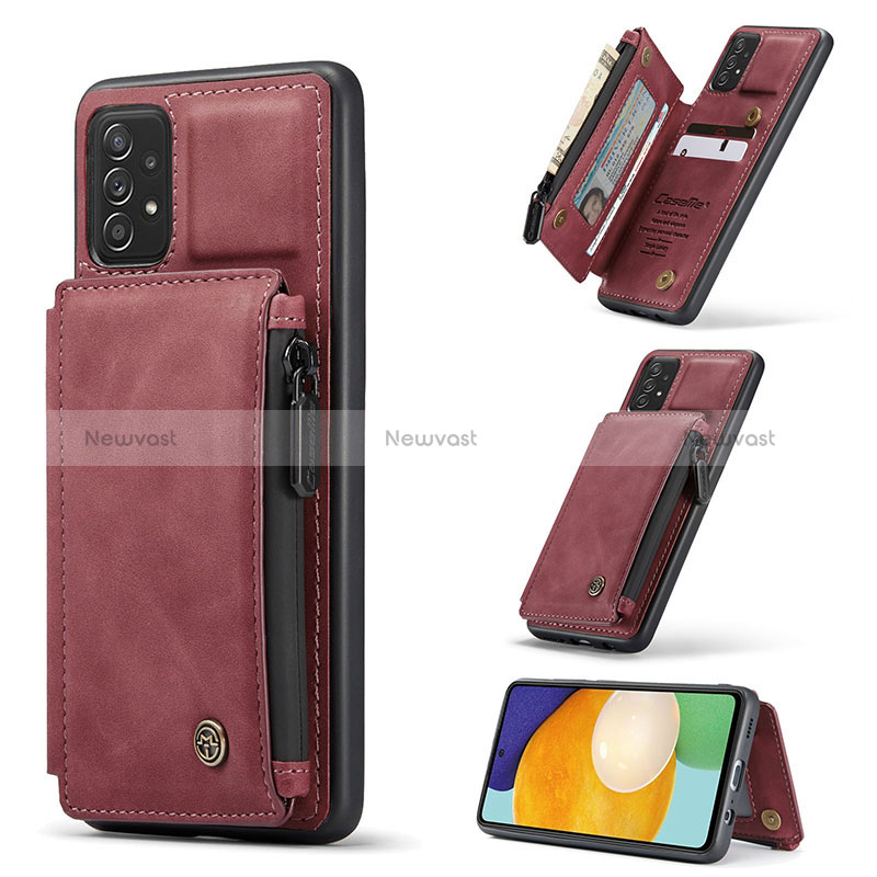 Soft Luxury Leather Snap On Case Cover C01S for Samsung Galaxy A52s 5G
