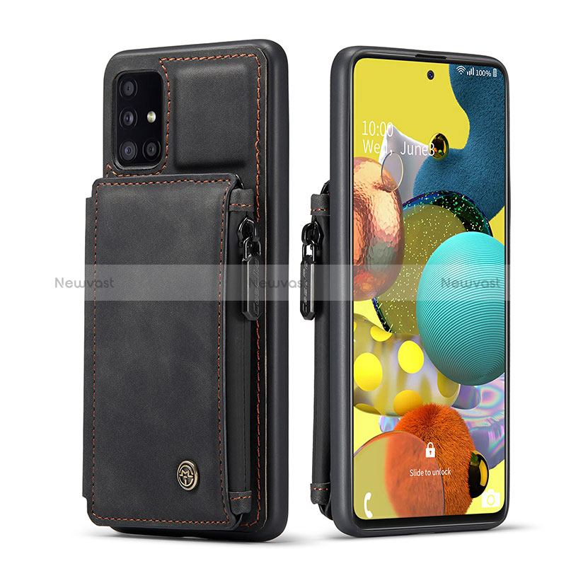 Soft Luxury Leather Snap On Case Cover C01S for Samsung Galaxy M40S