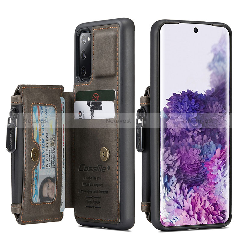 Soft Luxury Leather Snap On Case Cover C01S for Samsung Galaxy S20 FE (2022) 5G