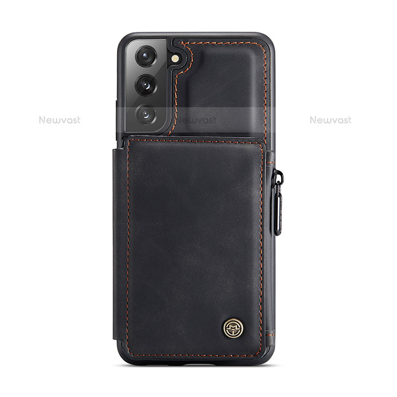 Soft Luxury Leather Snap On Case Cover C02S for Samsung Galaxy S21 Plus 5G