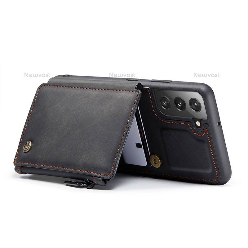 Soft Luxury Leather Snap On Case Cover C02S for Samsung Galaxy S23 Plus 5G