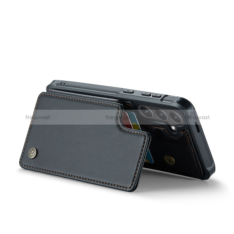 Soft Luxury Leather Snap On Case Cover C02S for Samsung Galaxy S24 5G