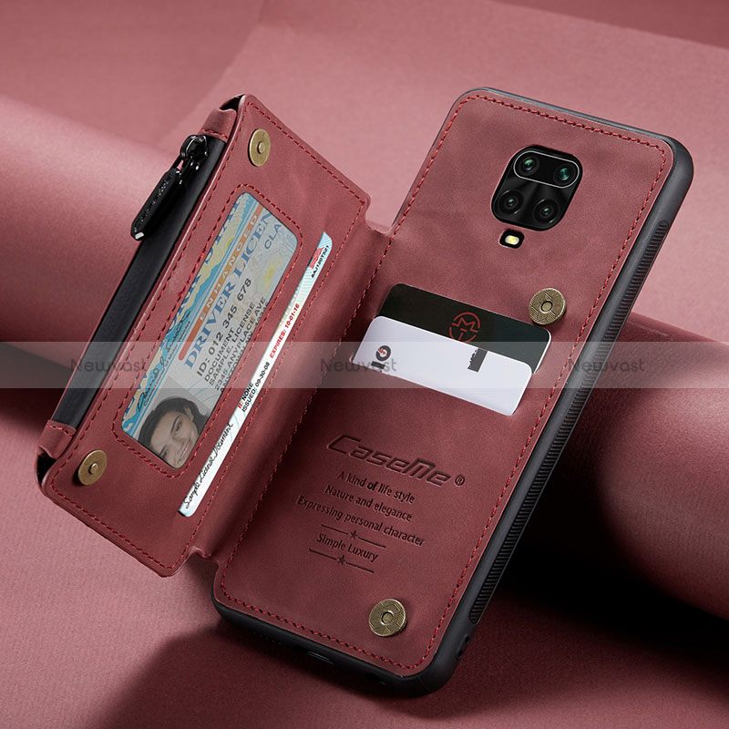 Soft Luxury Leather Snap On Case Cover C02S for Xiaomi Redmi Note 9S