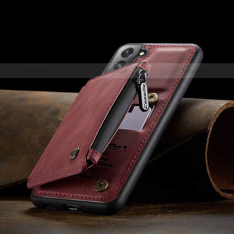Soft Luxury Leather Snap On Case Cover C03S for Samsung Galaxy S21 5G